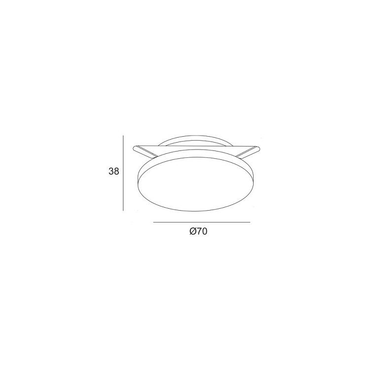 Skarlat  RDL74016-3 3W WH 4000K IP44